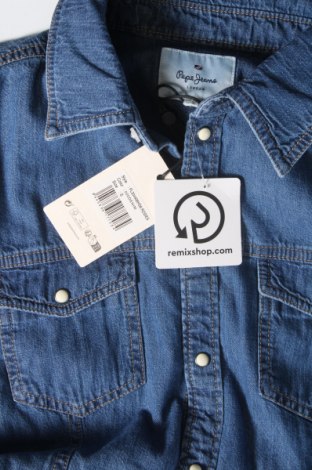 Дамска риза Pepe Jeans, Размер S, Цвят Син, Цена 54,00 лв.