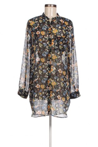 Γυναικείο πουκάμισο Pieces, Μέγεθος M, Χρώμα Πολύχρωμο, Τιμή 3,71 €