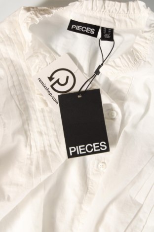 Dámska košeľa  Pieces, Veľkosť XS, Farba Biela, Cena  8,30 €