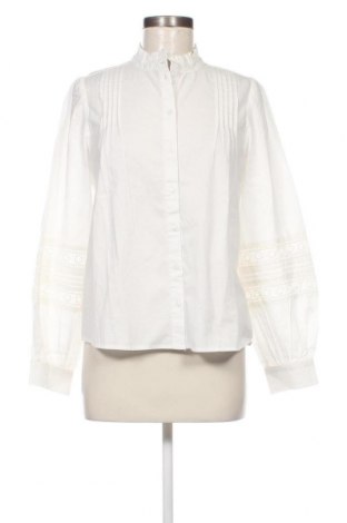 Γυναικείο πουκάμισο Pieces, Μέγεθος XS, Χρώμα Λευκό, Τιμή 9,48 €