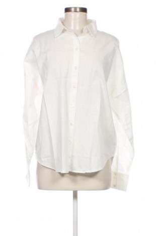 Γυναικείο πουκάμισο Pieces, Μέγεθος M, Χρώμα Λευκό, Τιμή 7,11 €