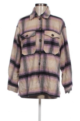 Γυναικείο πουκάμισο Pieces, Μέγεθος L, Χρώμα Πολύχρωμο, Τιμή 5,44 €