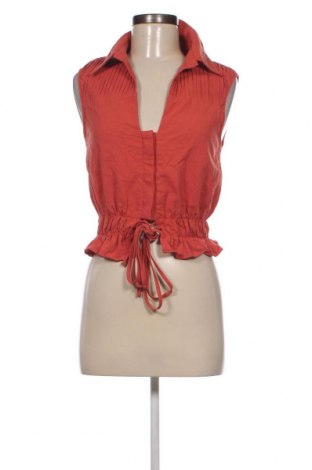 Γυναικείο πουκάμισο SHEIN, Μέγεθος S, Χρώμα Πορτοκαλί, Τιμή 6,16 €