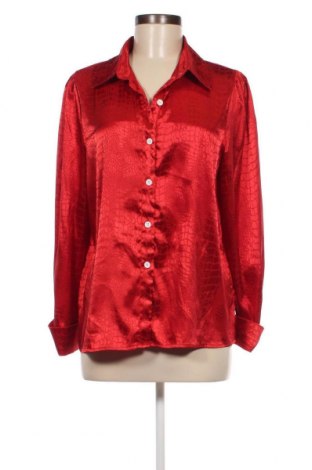 Γυναικείο πουκάμισο SHEIN, Μέγεθος L, Χρώμα Κόκκινο, Τιμή 7,80 €