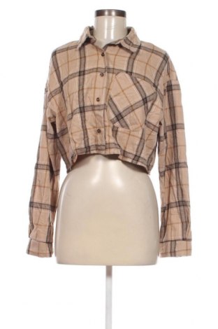 Γυναικείο πουκάμισο SHEIN, Μέγεθος M, Χρώμα Καφέ, Τιμή 5,41 €