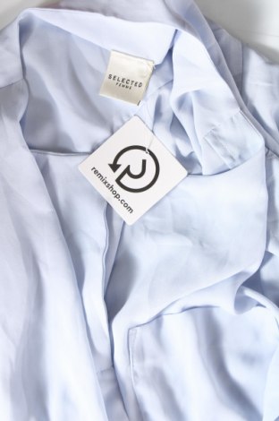 Γυναικείο πουκάμισο Selected Femme, Μέγεθος XL, Χρώμα Μπλέ, Τιμή 13,99 €