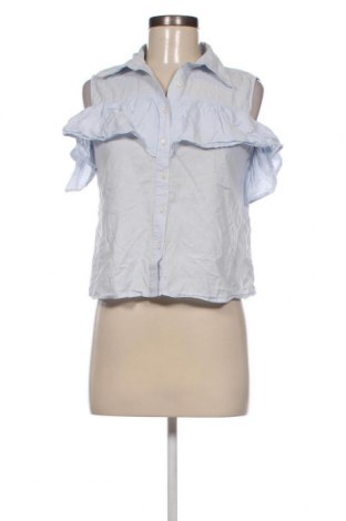 Γυναικείο πουκάμισο Streetwear Society, Μέγεθος S, Χρώμα Μπλέ, Τιμή 7,67 €