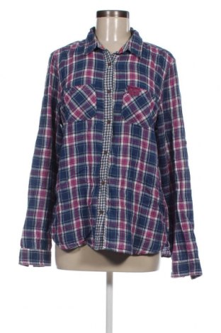 Γυναικείο πουκάμισο Superdry, Μέγεθος XL, Χρώμα Πολύχρωμο, Τιμή 6,27 €