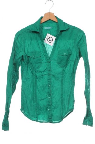 Γυναικείο πουκάμισο Terranova, Μέγεθος XS, Χρώμα Πράσινο, Τιμή 6,16 €