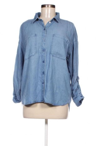 Γυναικείο πουκάμισο Tom Tailor, Μέγεθος M, Χρώμα Μπλέ, Τιμή 12,88 €