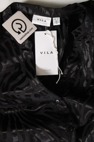 Γυναικείο πουκάμισο VILA, Μέγεθος S, Χρώμα Μαύρο, Τιμή 5,93 €