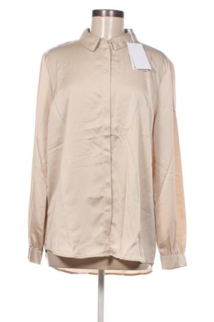 Γυναικείο πουκάμισο VILA, Μέγεθος XL, Χρώμα  Μπέζ, Τιμή 9,48 €