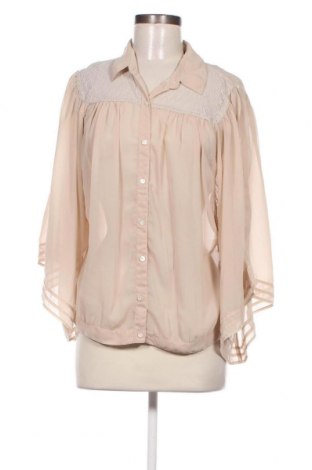 Γυναικείο πουκάμισο Vero Moda, Μέγεθος M, Χρώμα  Μπέζ, Τιμή 5,22 €