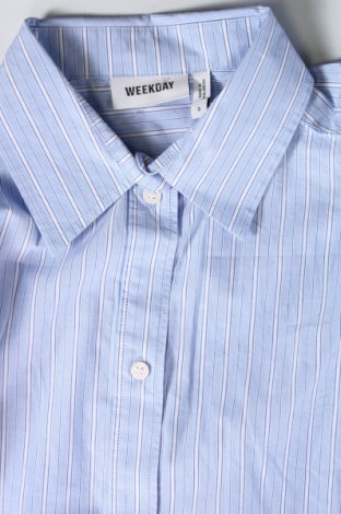Γυναικείο πουκάμισο Weekday, Μέγεθος S, Χρώμα Μπλέ, Τιμή 9,28 €