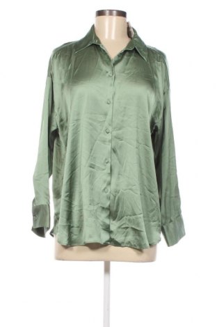 Дамска риза Zara, Размер M, Цвят Зелен, Цена 14,85 лв.
