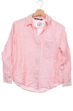 Дамска риза Zara, Размер XS, Цвят Червен, Цена 27,00 лв.