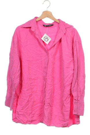 Γυναικείο πουκάμισο Zara, Μέγεθος XS, Χρώμα Ρόζ , Τιμή 7,04 €
