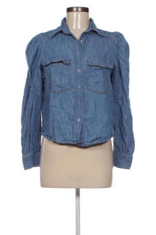 Γυναικείο πουκάμισο Zara, Μέγεθος S, Χρώμα Μπλέ, Τιμή 8,29 €