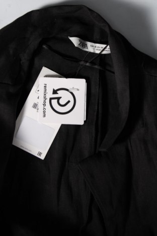 Дамска риза Zara, Размер XS, Цвят Черен, Цена 31,62 лв.
