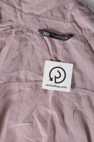 Dámská košile  Zara, Velikost XS, Barva Popelavě růžová, Cena  185,00 Kč