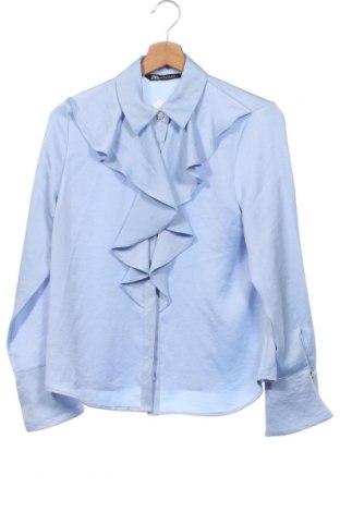Damenbluse Zara, Größe XS, Farbe Blau, Preis 13,81 €