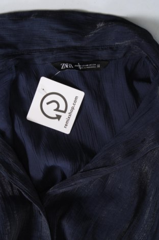 Cămașă de femei Zara, Mărime XS, Culoare Albastru, Preț 52,03 Lei