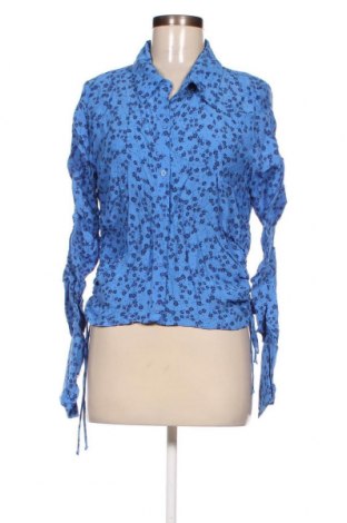 Γυναικείο πουκάμισο Zara, Μέγεθος XL, Χρώμα Μπλέ, Τιμή 8,40 €