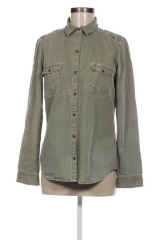Γυναικείο πουκάμισο Zara Trafaluc, Μέγεθος M, Χρώμα Πράσινο, Τιμή 3,34 €