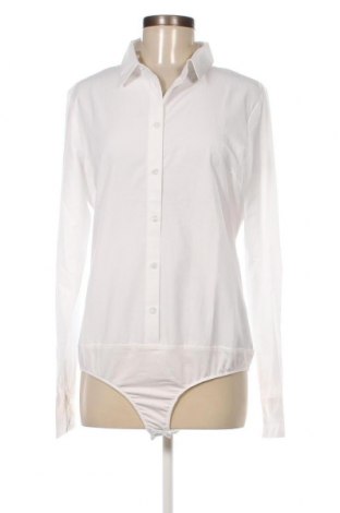 Γυναικείο πουκάμισο-κορμάκι Noisy May, Μέγεθος L, Χρώμα Λευκό, Τιμή 9,28 €