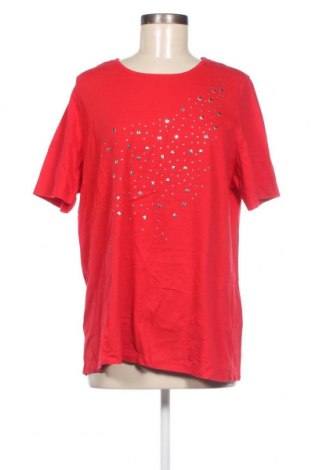 Γυναικείο t-shirt, Μέγεθος XL, Χρώμα Κόκκινο, Τιμή 7,64 €