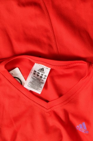 Γυναικείο t-shirt Adidas, Μέγεθος L, Χρώμα Κόκκινο, Τιμή 12,53 €