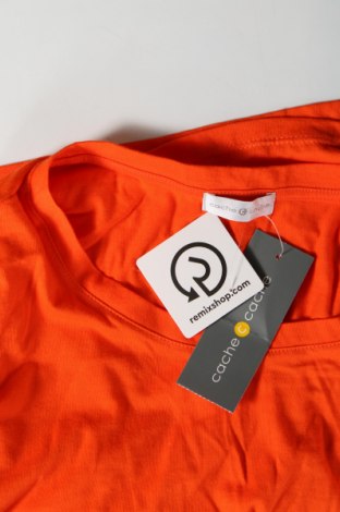 Damen T-Shirt Cache Cache, Größe L, Farbe Orange, Preis € 10,74