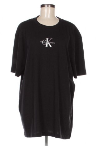 Γυναικείο t-shirt Calvin Klein Jeans, Μέγεθος 3XL, Χρώμα Μαύρο, Τιμή 37,71 €