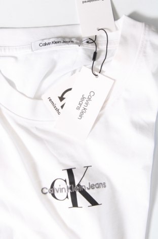 Tricou de femei Calvin Klein Jeans, Mărime 3XL, Culoare Alb, Preț 253,29 Lei
