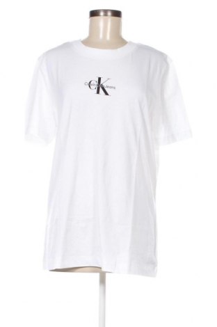 Damski T-shirt Calvin Klein Jeans, Rozmiar 3XL, Kolor Biały, Cena 194,98 zł