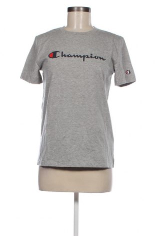 Γυναικείο t-shirt Champion, Μέγεθος M, Χρώμα Γκρί, Τιμή 18,56 €