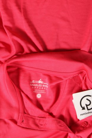 Damski T-shirt Charles River, Rozmiar M, Kolor Różowy, Cena 63,33 zł