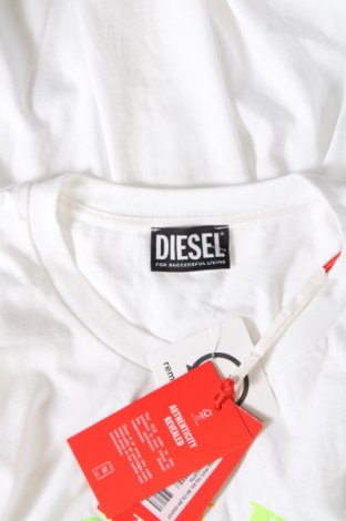 Damski T-shirt Diesel, Rozmiar XXL, Kolor Biały, Cena 350,24 zł