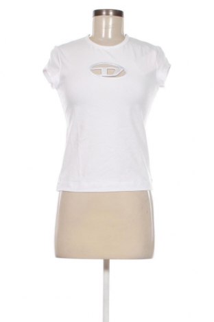 Γυναικείο t-shirt Diesel, Μέγεθος S, Χρώμα Λευκό, Τιμή 75,26 €