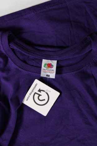 Γυναικείο t-shirt Fruit Of The Loom, Μέγεθος XS, Χρώμα Βιολετί, Τιμή 6,49 €