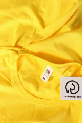 Γυναικείο t-shirt Fruit Of The Loom, Μέγεθος S, Χρώμα Κίτρινο, Τιμή 4,33 €