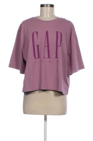 Γυναικείο t-shirt Gap, Μέγεθος L, Χρώμα Βιολετί, Τιμή 15,98 €
