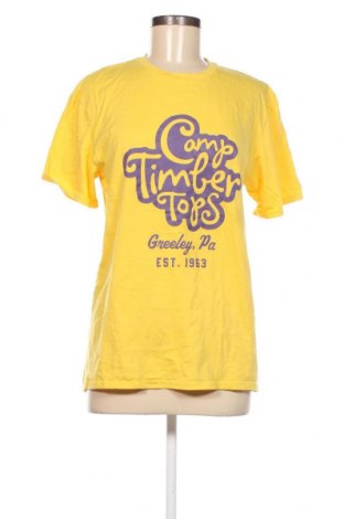 Damen T-Shirt Gildan, Größe M, Farbe Gelb, Preis € 6,79