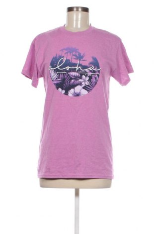 Γυναικείο t-shirt Gildan, Μέγεθος S, Χρώμα Βιολετί, Τιμή 4,82 €