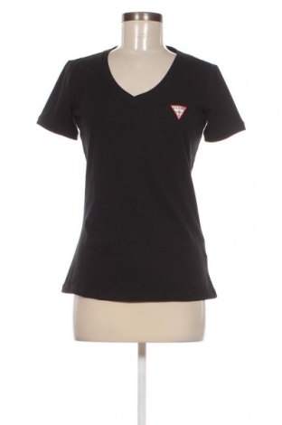 Damen T-Shirt Guess, Größe L, Farbe Schwarz, Preis 31,54 €