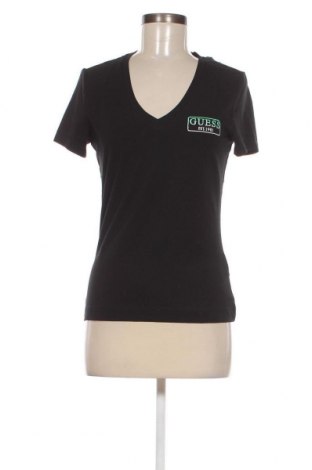 Γυναικείο t-shirt Guess, Μέγεθος M, Χρώμα Μαύρο, Τιμή 27,83 €