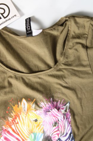 Tricou de femei H&M Divided, Mărime S, Culoare Verde, Preț 33,25 Lei