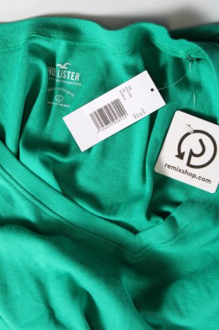 Γυναικείο t-shirt Hollister, Μέγεθος L, Χρώμα Πράσινο, Τιμή 8,35 €