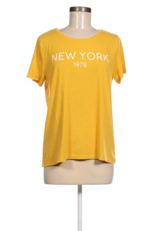 Γυναικείο t-shirt Jacqueline De Yong, Μέγεθος M, Χρώμα Κίτρινο, Τιμή 6,03 €