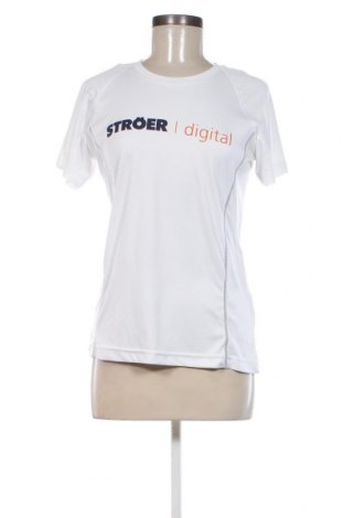 Γυναικείο t-shirt James & Nicholson, Μέγεθος L, Χρώμα Λευκό, Τιμή 6,43 €